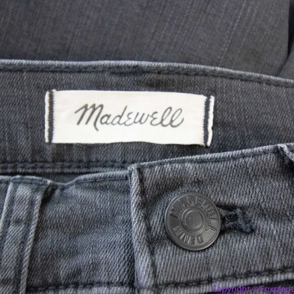 NEW Madewell Stovepipe Jeans in Banberry‎ Wash: Raw-Hem Edition, 28 - Picture 13 of 16
